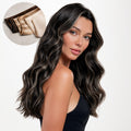 Black to Light Blonde Balayage (1B/19/1B) Sew-In Weft Hair Extensions (80g-120g) [clearance]