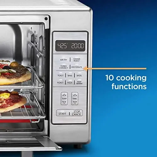Oster Extra-Large Air Fryer Oven, 10-in-1, Stainless Steel – Melrose ...