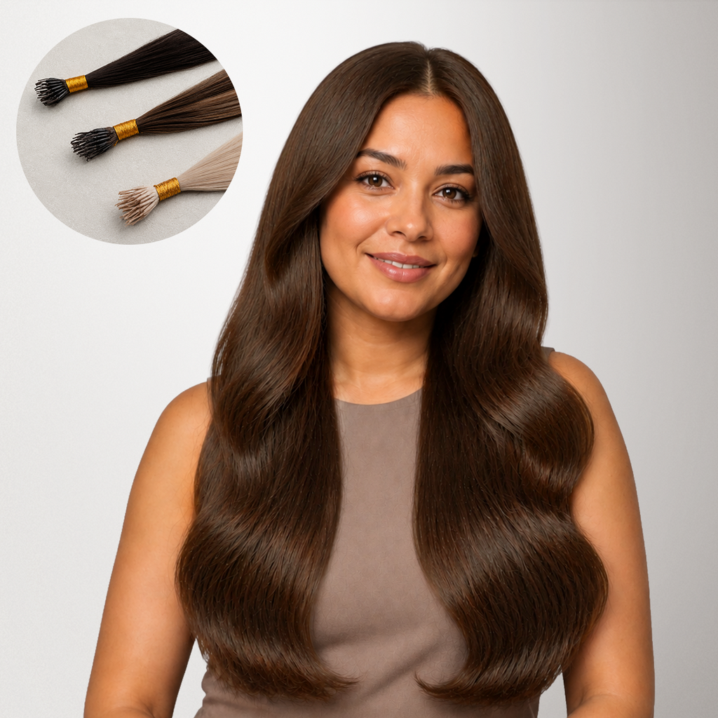 Chocolate Brown (4A) SofGrip Nano Pro Tip Hair Extensions 50-100g