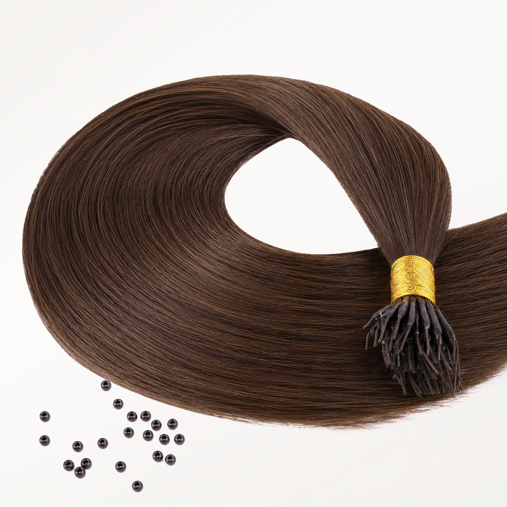 Chocolate Brown (4A) SofGrip Nano Pro Tip Hair Extensions 50-100g