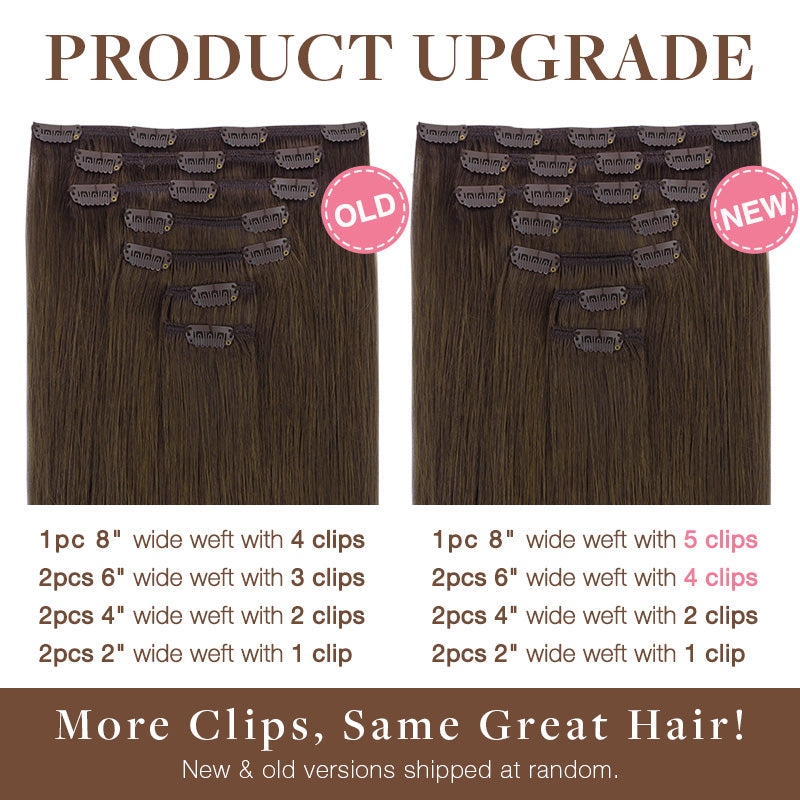 Caramel Blonde Balayage (4/27/4) Classic Clip-Ins (120g-150g)