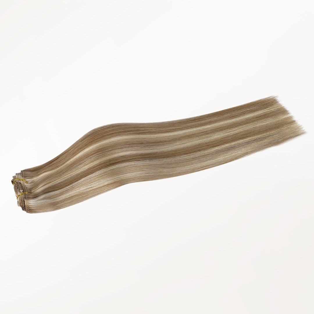 Brown to Platinum Blonde Highlights (PM8G/1000) Classic Clip-Ins (120g-150g)