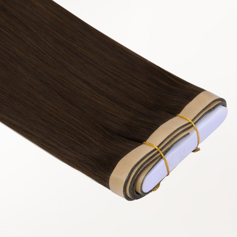Chocolate Brown (4A) Genius Tape Weft Hair Extensions 50-80g