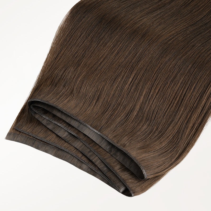 Chocolate Brown (4A) Genius Tape Weft Hair Extensions 50-80g