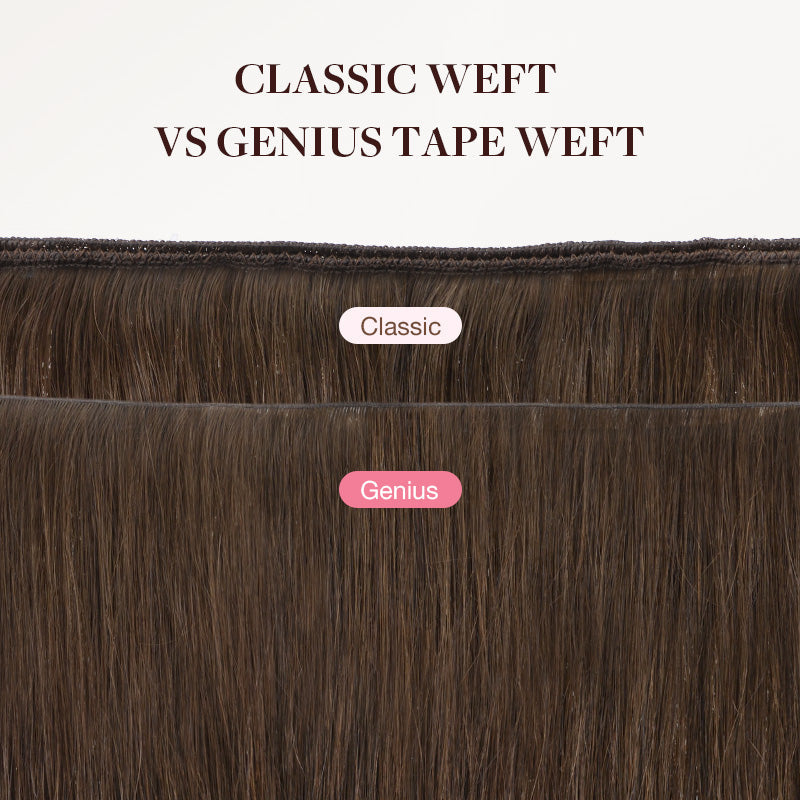 Chocolate Brown (4A) Genius Tape Weft Hair Extensions 50-80g