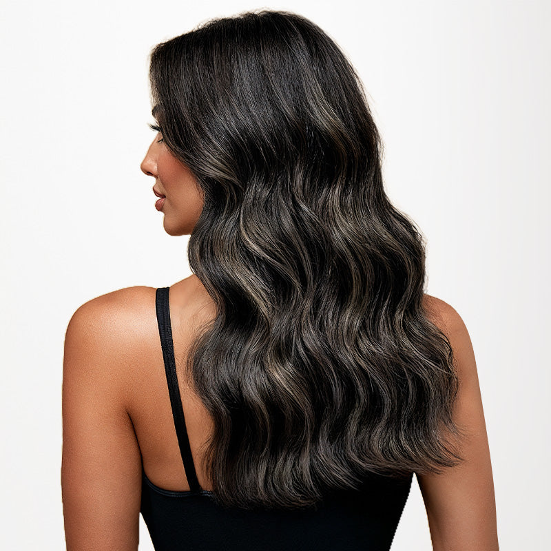Black to Light Blonde Balayage (1B/19/1B) Sew-In Weft Hair Extensions (80g-120g) [clearance]