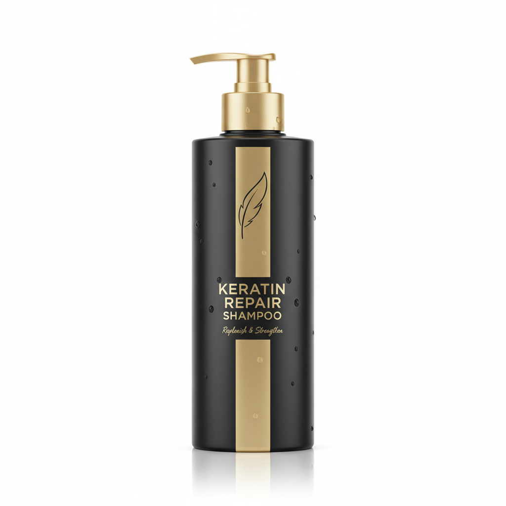 Keratin Repair Shampoo bottle
