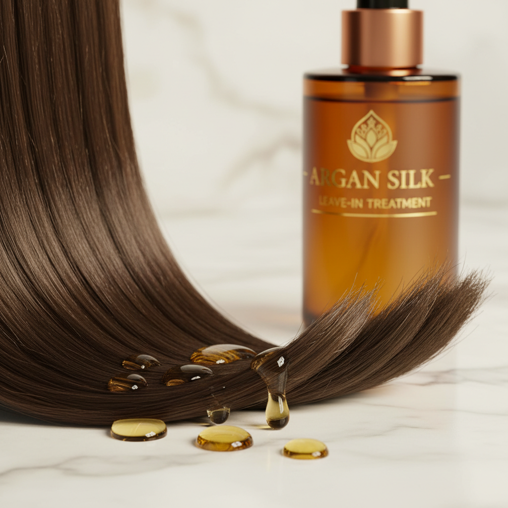Argan Oil Leave-In Treatment on hair